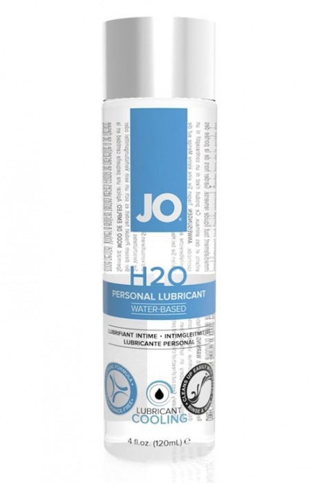 Охлаждающий лубрикант на водной основе JO Personal Lubricant H2O COOLING - 120 мл. - System JO - купить с доставкой в Бийске