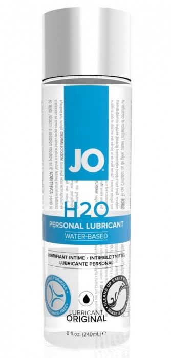 Нейтральный лубрикант на водной основе JO Personal Lubricant H2O - 240 мл. - System JO - купить с доставкой в Бийске