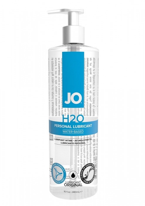 Лубрикант на водной основе JO Personal Lubricant H2O с дозатором - 480 мл. - System JO - купить с доставкой в Бийске