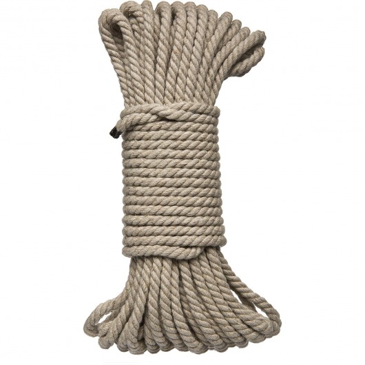 Бондажная пеньковая верёвка Kink Bind   Tie Hemp Bondage Rope 50 Ft - 15 м. - Doc Johnson - купить с доставкой в Бийске