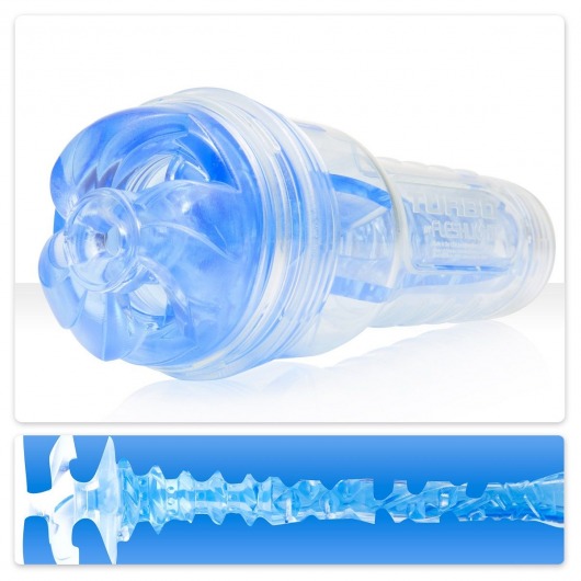 Мастурбатор Fleshlight Turbo - Trust Blue Ice - Fleshlight - в Бийске купить с доставкой