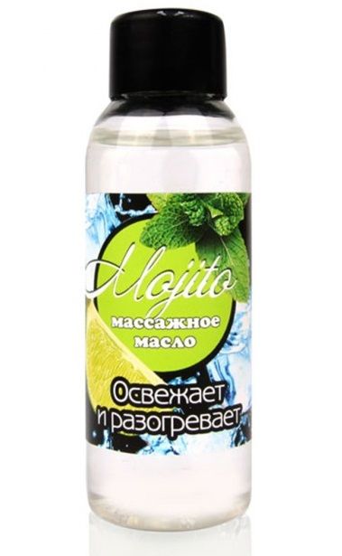 Массажное масло для тела Mojito с ароматом лайма - 50 мл. - Биоритм - купить с доставкой в Бийске