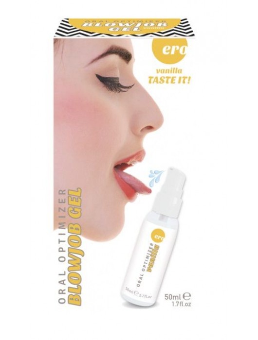 Увлажняющий гель для орального секса с ароматом ванили - 50 мл. - Ero - купить с доставкой в Бийске