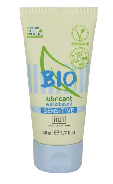 Органический лубрикант для чувствительной кожи Bio Sensitive - 50 мл. - HOT - купить с доставкой в Бийске