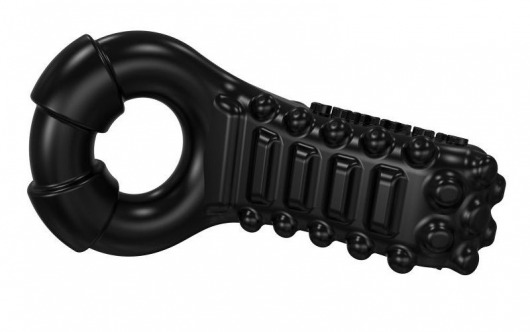 Чёрное эрекционное виброкольцо Tickle - Bathmate - в Бийске купить с доставкой