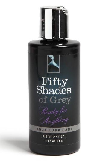 Лубрикант на водной основе Ready for Anything Aqua Lubricant - 100 мл. - Fifty Shades of Grey - купить с доставкой в Бийске