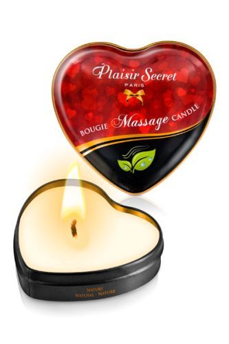 Массажная свеча с нейтральным ароматом Bougie Massage Candle - 35 мл. - Plaisir Secret - купить с доставкой в Бийске