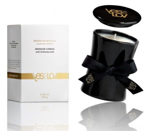 Массажная свеча Titillating Massage Candle - 120 мл. - YESforLOV - купить с доставкой в Бийске