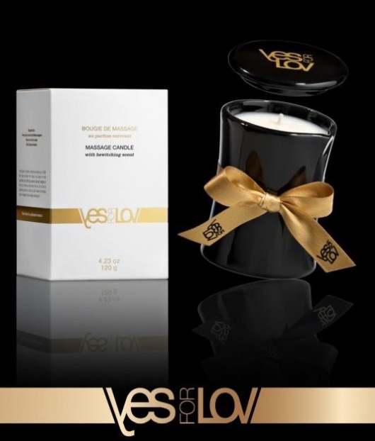 Массажная аромасвеча BEWITCHING MASSAGE CANDLE - 120 мл. - YESforLOV - купить с доставкой в Бийске