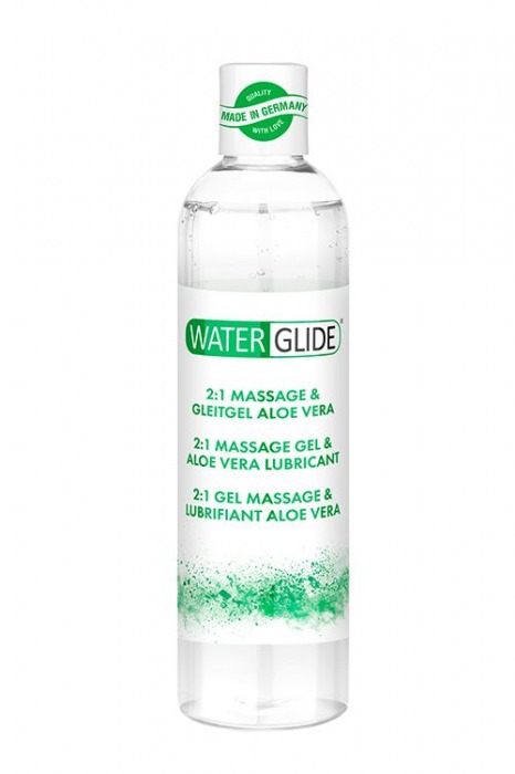 Гель-смазка 2-в-1 MASSAGE   LUBRICANT ALOE VERA - 300 мл. - Waterglide - купить с доставкой в Бийске