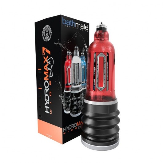 Красная гидропомпа HydroMAX7 Wide Boy - Bathmate - в Бийске купить с доставкой