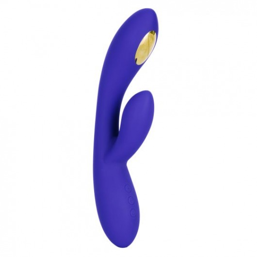 Фиолетовый вибратор с функцией электростимуляции Intimate E-Stimulator Dual Wand - 21,5 см. - California Exotic Novelties - купить с доставкой в Бийске