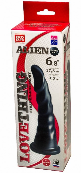 Насадка для трусиков харнесс Alien - 17,5 см. - LOVETOY (А-Полимер) - купить с доставкой в Бийске