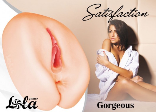 Мастурбатор с 2 тоннелями Satisfaction Gorgeous - Lola Games - в Бийске купить с доставкой