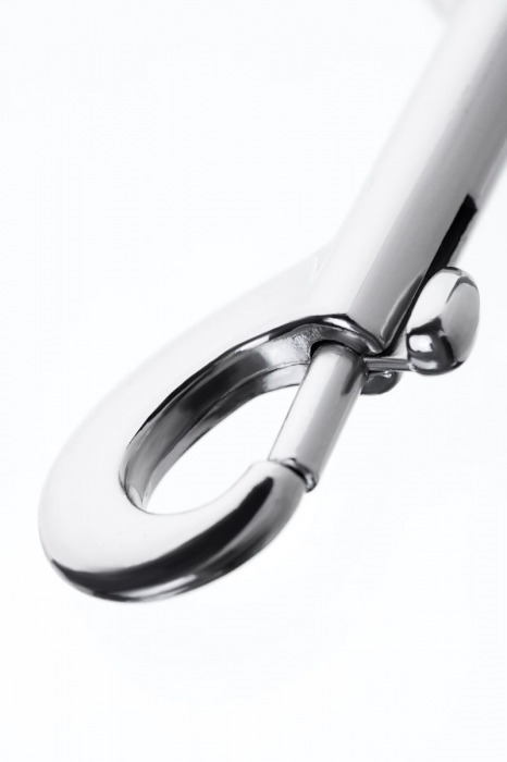 Серебристый двухсторонний карабин TOYFA Metal - ToyFa - купить с доставкой в Бийске