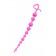 Розовая силиконовая анальная цепочка Long Sweety - 34 см. - ToyFa в Бийске Розовая силиконовая анальная цепочка Long Sweety - 34 см. - ToyFa