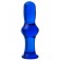 Голубая стеклянная анальная втулка - 12 см. - Sexus в Бийске Голубая стеклянная анальная втулка - 12 см. - Sexus