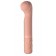 Бежевый мини-вибратор Rocky’s Fairy Mallet - 14,7 см. - Lola Games купить в Бийске с доставкой в Orgasmix.ru Бежевый мини-вибратор Rocky’s Fairy Mallet - 14,7 см. - Lola Games