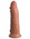 Кофейный фаллоимитатор 8  Silicone Dual Density Cock - 22,8 см. - Pipedream