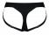 Черные трусики для насадок Heroine Lingerie Harness - size M - Strap-on-me - купить с доставкой в Бийске