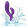 Фиолетовый вибромассажер-кролик Stella Liquid Silicone “C” Curve - 19 см. - California Exotic Novelties