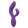 Фиолетовый вибромассажер-кролик Stella Liquid Silicone “C” Curve - 19 см. - California Exotic Novelties