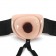 Телесный фаллопротез на черных эластичных ремнях 7 Inch Hollow Strap On - 17 см. - Blush Novelties - купить с доставкой в Бийске