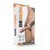 Телесный фаллопротез на черных эластичных ремнях 7 Inch Hollow Strap On - 17 см. - Blush Novelties - купить с доставкой в Бийске