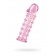 Гелевая розовая насадка на фаллос с шипами - 12 см. - Toyfa Basic - в Бийске купить с доставкой Гелевая розовая насадка на фаллос с шипами - 12 см. - Toyfa Basic - в Бийске купить с доставкой