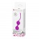 Лиловые вагинальные шарики на сцепке Kegel Tighten Up I - Baile